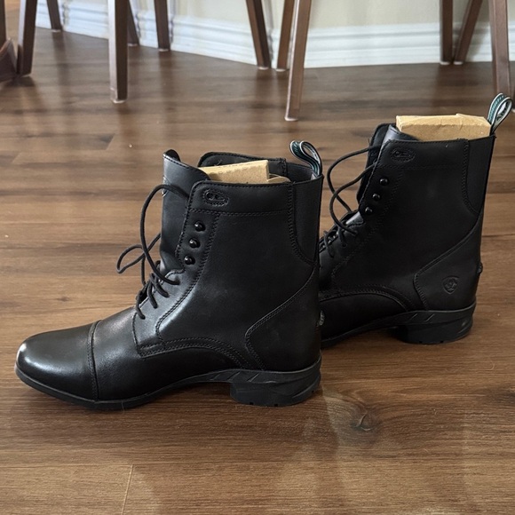 🐴 NWT Ariat Women's Black Lace Up Heritage IV Paddock Boot. Size 10 🐴 - Picture 4 of 7